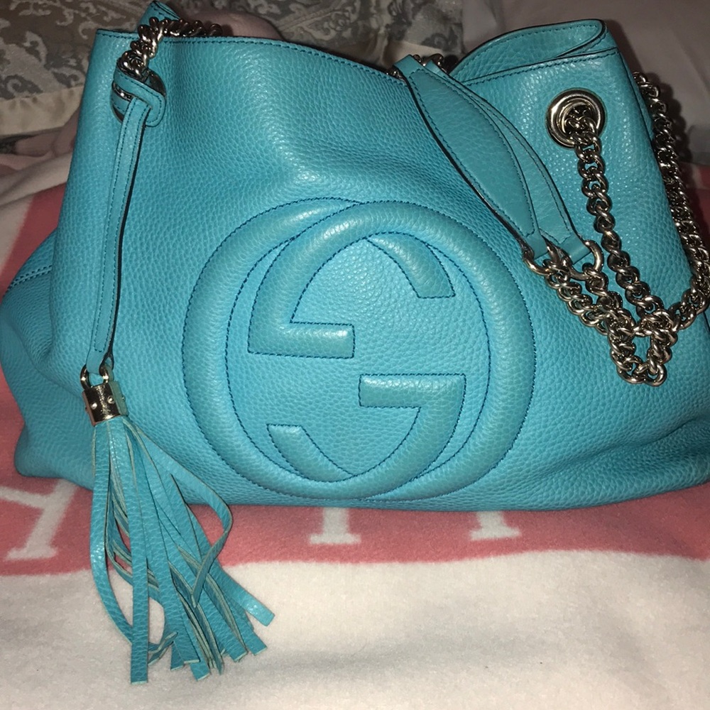 Turquoise Gucci Bag